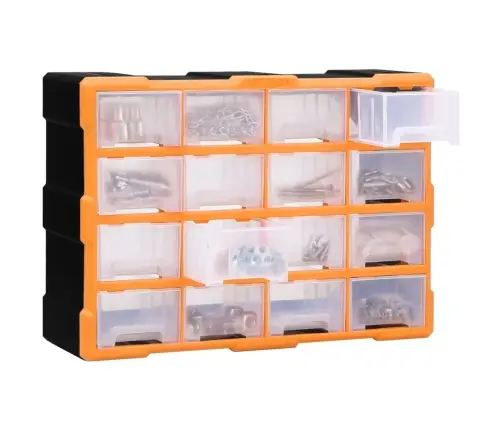 Stelažas Su 16 Vidutinio Dydžio Stalčių, 52X16X37Cm