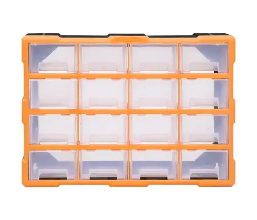 Stelažas Su 16 Vidutinio Dydžio Stalčių, 52X16X37Cm