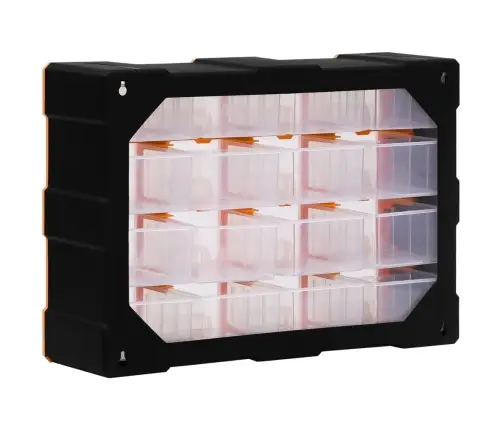 Stelažas Su 16 Vidutinio Dydžio Stalčių, 52X16X37Cm