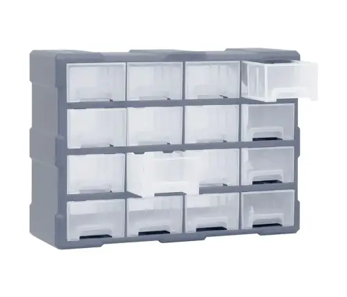 Stelažas Su 16 Vidutinio Dydžio Stalčių, 52X16X37Cm