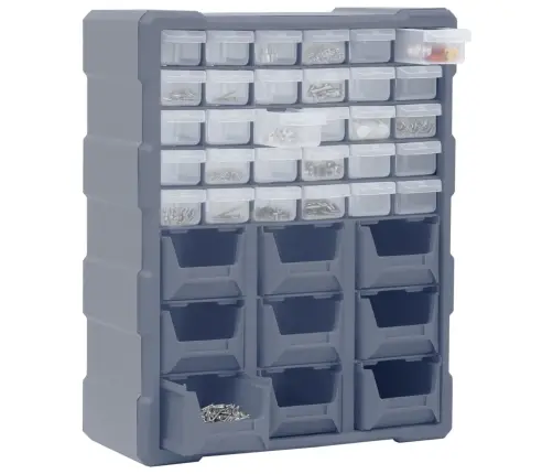 Stelažas Su 39 Stalčiais, 38X16X47Cm