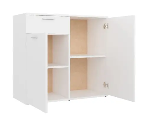 Puhvetkapp, Valge, 80 X 36 X 75 cm Tehispuit