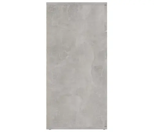 Kumode, Betonpelēka, 80X36X75 Cm, Inženierijas Koks Vidaxl