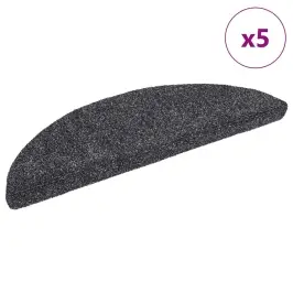 Isekleepuvad Trepimatid 5 Tk 56 X 17 X 3 Cm Tumehall Poolringikujulised