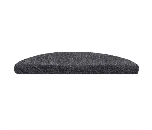 Kāpņu Paklājiņi, Pašlīmējoši, 10 Gab., 56X17X3 Cm, Tumši Pelēki, Pusapaļi Vidaxl Kāpņu Paklājiņi, Pašlīmējoši, 10 Gab., 56X17X3 Cm, Tumši Pelēki, Pusapaļi Vidaxl