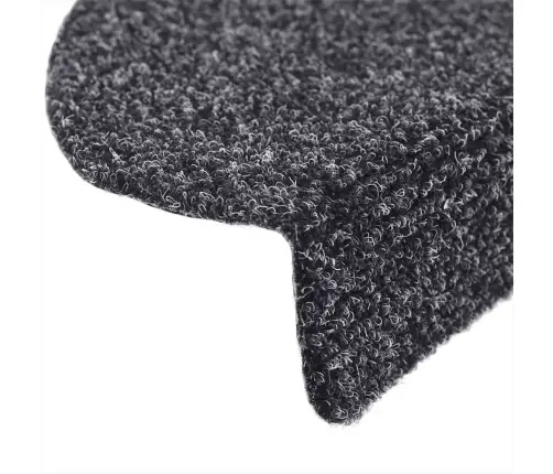 Kāpņu Paklājiņi, Pašlīmējoši, 10 Gab., 56X17X3 Cm, Tumši Pelēki, Pusapaļi Vidaxl Kāpņu Paklājiņi, Pašlīmējoši, 10 Gab., 56X17X3 Cm, Tumši Pelēki, Pusapaļi Vidaxl