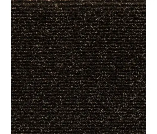 Kāpņu Paklājiņi, Pašlīmējoši, 5 Gab., 56X17X3 Cm, Tumši Brūni, Pusapaļi Vidaxl