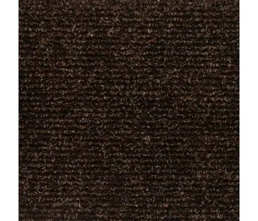 Kāpņu Paklājiņi, Pašlīmējoši, 5 Gab., 56X17X3 Cm, Brūni, Pusapaļi Vidaxl