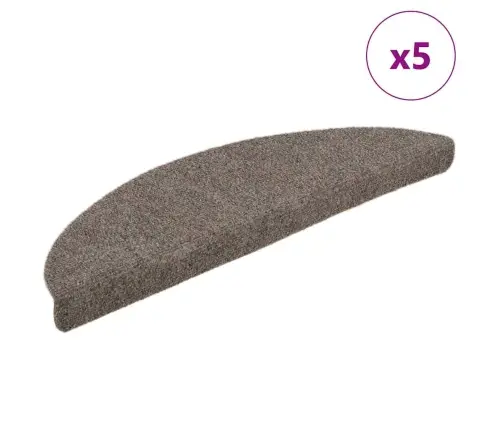 Isekleepuvad Trepimatid 5 Tk 56 X 17 X 3 Cm Beežid Poolringikujulised