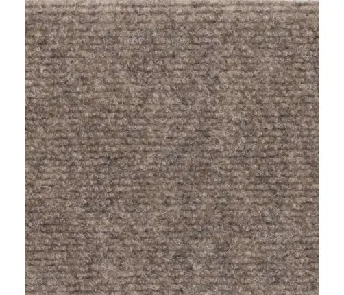 Kāpņu Paklājiņi, Pašlīmējoši, 10 Gab., 56X17X3 Cm, Bēši, Pusapaļi Vidaxl