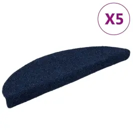 Isekleepuvad Trepimatid 5 Tk 56 X 17 X 3 Cm Tumesinised Poolringikujulised