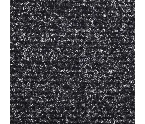 Laiptų Kilimėliai, Lipnūs, 5 Vnt., 65X21X4 cm Tamsiai Pilki, Pusapvaliai, Dideli