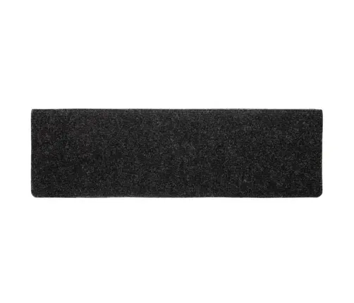 Laiptų Kilimėliai, Lipnūs, 10 Vnt., 65X21X4 cm Juodi, Stačiakampiai Kraštai