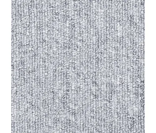 Kāpņu Paklājiņi, 10 Gab., 56X17X3 Cm, Gaiši Pelēki, Pusapaļi Vidaxl