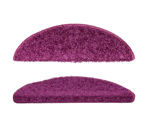 Kāpņu Paklāji, 10 Gab., 56X17X3 Cm, Violeti Vidaxl