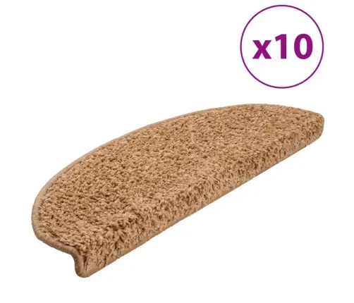 Trepimatid 10 Tk 65 X 21 X 4 Cm Beežid Poolringikujulised Suured Trepimatid 10 Tk 65 X 21 X 4 Cm Beežid Poolringikujulised Suured