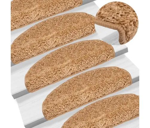 Trepimatid 10 Tk 65 X 21 X 4 Cm Beežid Poolringikujulised Suured Trepimatid 10 Tk 65 X 21 X 4 Cm Beežid Poolringikujulised Suured