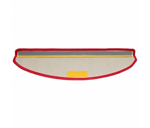Kāpņu Paklāji, 10 Gab., 65X21X4 Cm, Sarkani Vidaxl