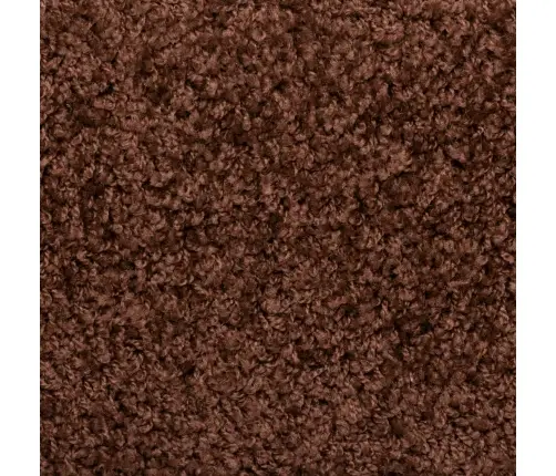 Laiptų Kilimėliai, 10 Vnt., 65X21X4 cm Rudi, Stačiakampiai Kraštai