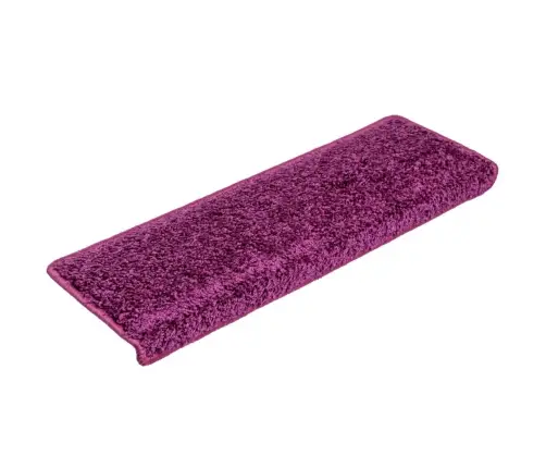 Kāpņu Paklājiņi, 10 Gab., 65X21X4 Cm, Violeti, Taisnstūrveida Mala Vidaxl