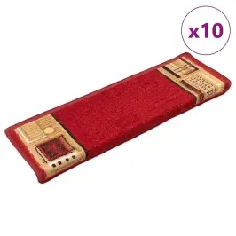Isekleepuvad Trepivaibad 10 Tk, 65X21X4 cm Punane