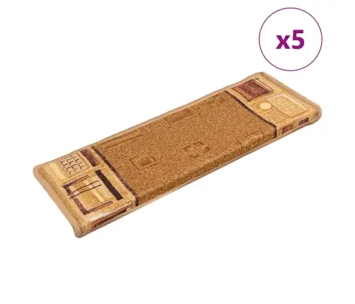 Isekleepuvad Trepivaibad 5 Tk, 65X21X4 cm Beež