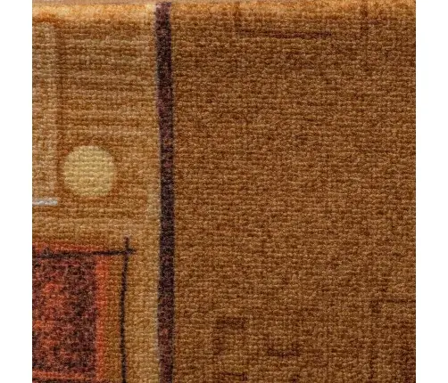 Lipnūs Laiptų Kilimėliai, 10Vnt., Smėlio Spalvos, 65X21X4Cm