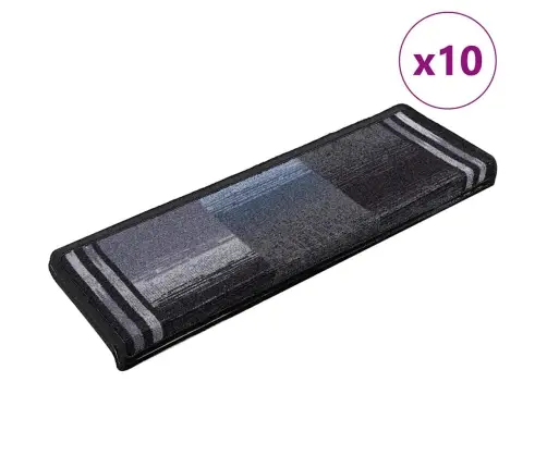 Iseliimuvad Trepimatid 10 Tk, 65X21X4 cm Must Ja Hall