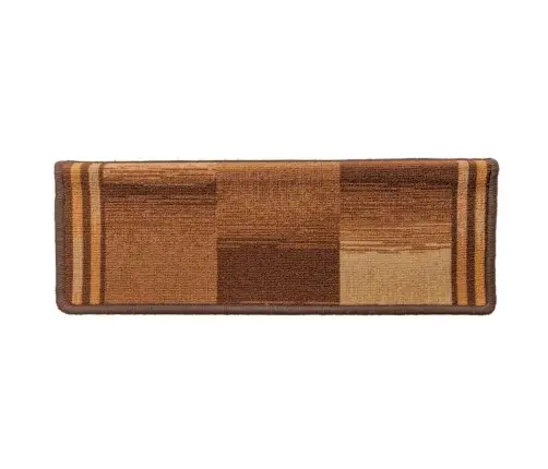 Kāpņu Paklāji, 5 Gab., Pašlīmējoši, 65X21X4 Cm, Brūni Vidaxl