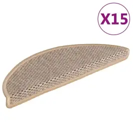 Kāpņu Paklāji, 15 Gab., Pašlīmējoši, 56X17X3 Cm, Gaiši Bēši Vidaxl Kāpņu Paklāji, 15 Gab., Pašlīmējoši, 56X17X3 Cm, Gaiši Bēši Vidaxl