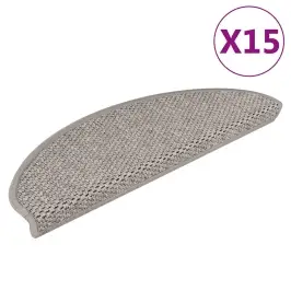 Kāpņu Paklāji, 15 Gab., Pašlīmējoši, 65X21X4 Cm, Sudraba Krāsā Vidaxl Kāpņu Paklāji, 15 Gab., Pašlīmējoši, 65X21X4 Cm, Sudraba Krāsā Vidaxl