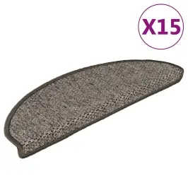 Isekleepuv Trepivaip, Sisal, 15 Tk, 65X21X4 cm Antratsiit