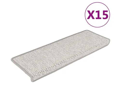 Isekleepuv Trepivaip, 15 Tk, 65X21X4 cm Plaatina