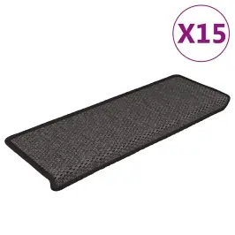 Isekleepuv Trepivaip, Sisal, 15 Tk, 65X21X4 cm Antratsiit