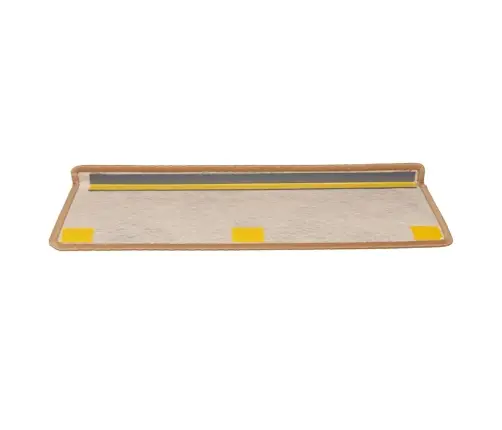 Kāpņu Paklāji, 15 Gab., Pašlīmējoši, 65X21X4 Cm, Oranži Vidaxl