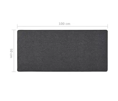 Paklāja Celiņš, Antracītpelēks, 50X100 Cm Vidaxl