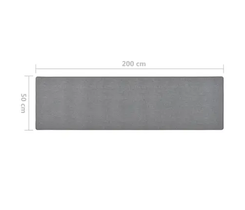 Paklāja Celiņš, Tumši Pelēks, 50X200 Cm Vidaxl