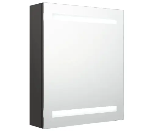 Led Vannitoa Peegelkapp, Antratsiithall, 50 X 14 X 60 Cm