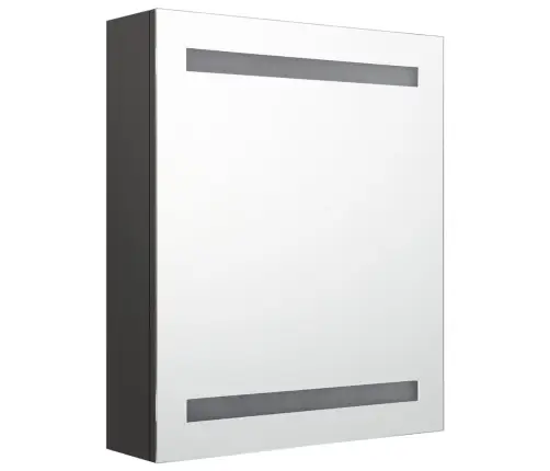 Led Vannitoa Peegelkapp, Antratsiithall, 50 X 14 X 60 Cm