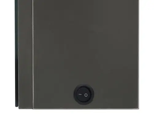 Led Vannitoa Peegelkapp, Antratsiithall, 50 X 14 X 60 Cm