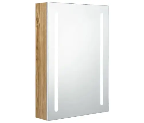 Vannasistabas Skapītis Ar Spoguli Un Led, 50X13X70 Cm Vidaxl