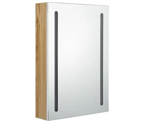 Vannasistabas Skapītis Ar Spoguli Un Led, 50X13X70 Cm Vidaxl