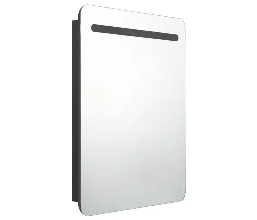 Led Vannitoa Peegelkapp, Must, 60X11X80 Cm