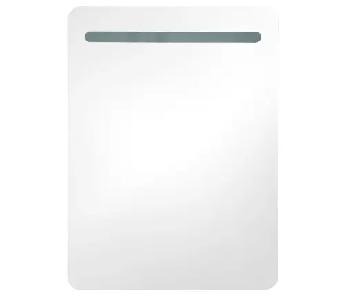 Led Vannitoa Peegelkapp, Must, 60X11X80 Cm