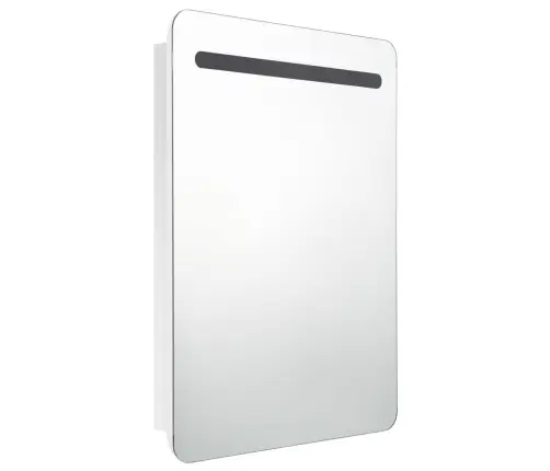 Vannasistabas Skapītis Ar Spoguli Un Led, 60X11X80 Cm, Balts Vidaxl