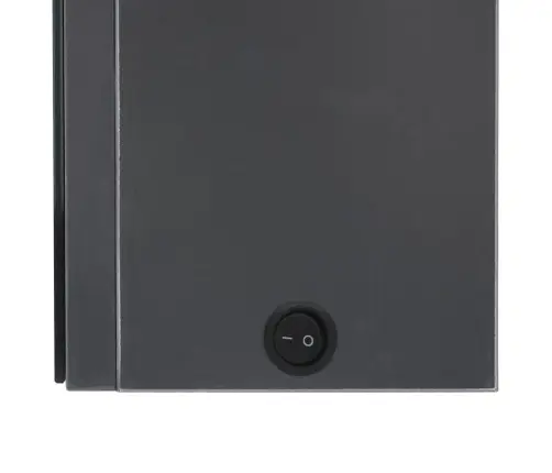 Vannasistabas Skapītis Ar Spoguli Un Led, 62X14X60 Cm, Pelēks Vidaxl