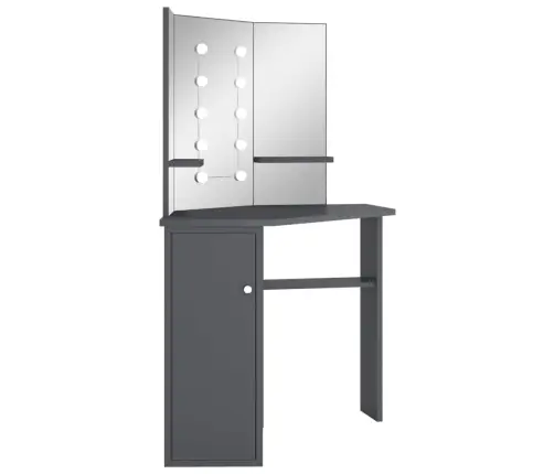 Nurga Tualettlaud Led-Tulega, Hall, 111 X 54 X 141,5 Cm