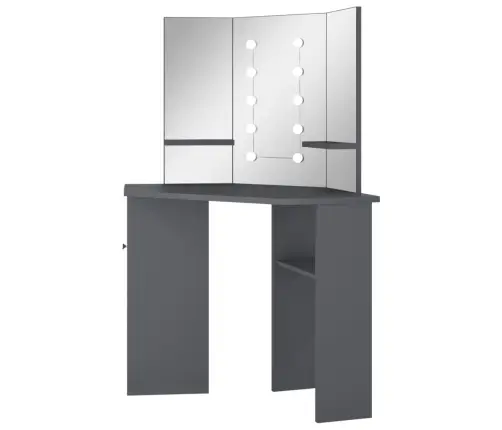 Nurga Tualettlaud Led-Tulega, Hall, 111 X 54 X 141,5 Cm