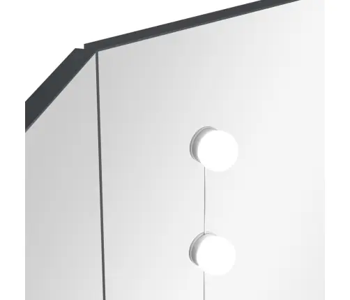 Nurga Tualettlaud Led-Tulega, Hall, 111 X 54 X 141,5 Cm