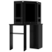 Nurga Tualettlaud Led-Tulega, Must, 111 X 54 X 141,5 Cm